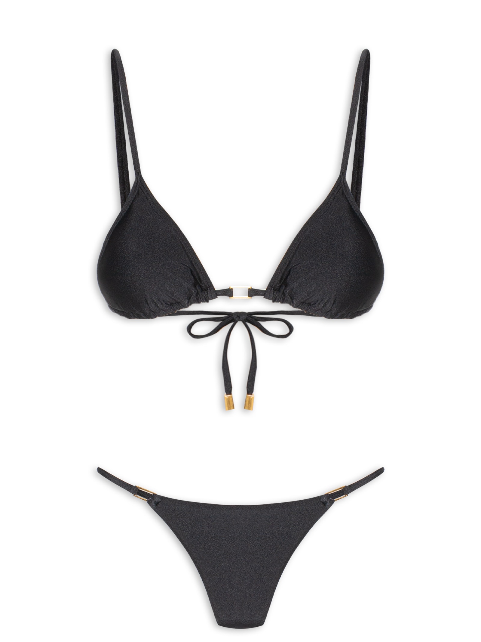 Biquíni Cortininha Marquinha Perfeita Preto Mktbeach