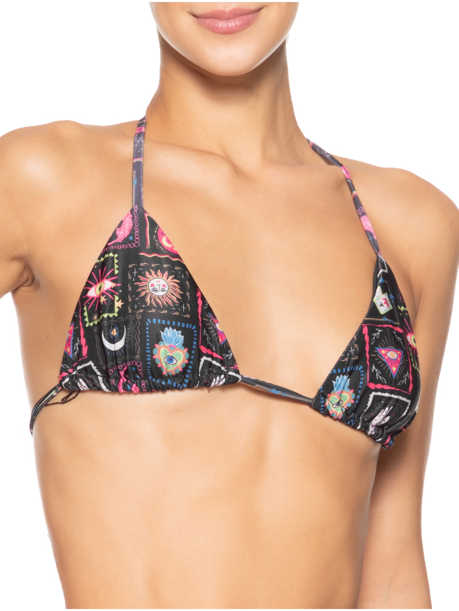 Biquíni Cortininha Místico Preto Mktbeach