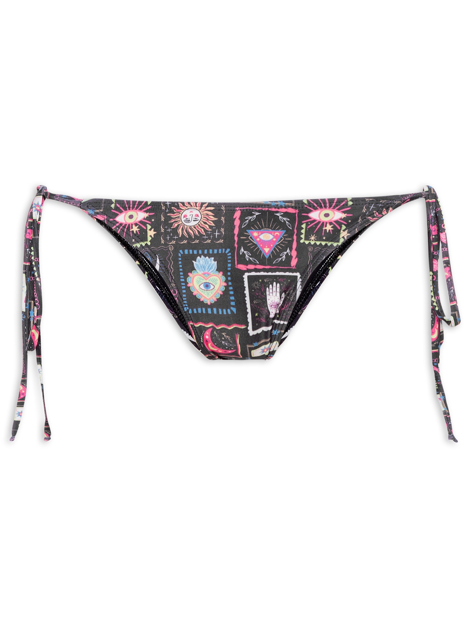 Biquíni Cortininha Místico Preto Mktbeach