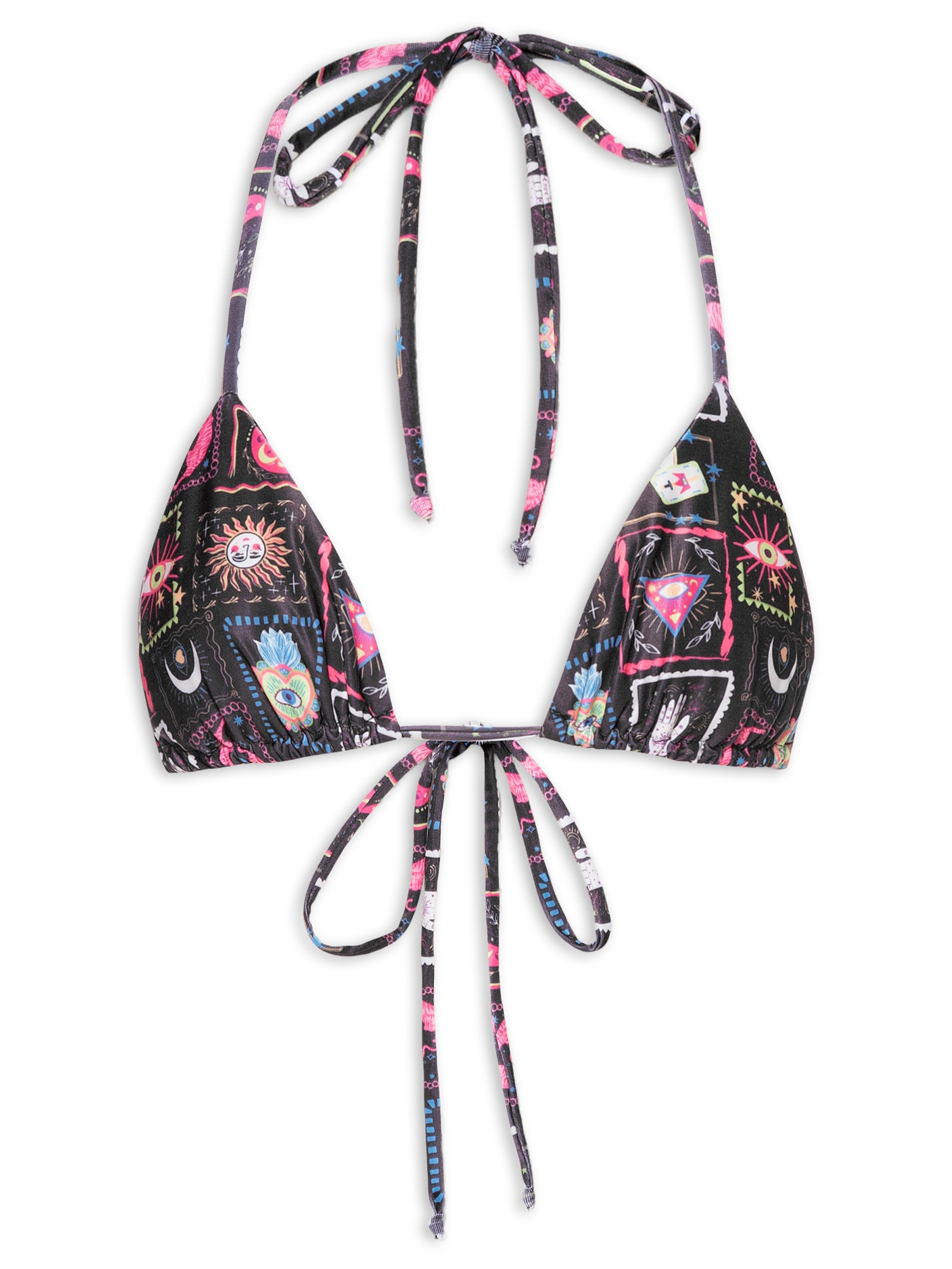 Biquíni Cortininha Místico Preto Mktbeach