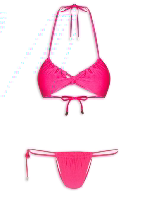 Biquini Cortininha – Rosa