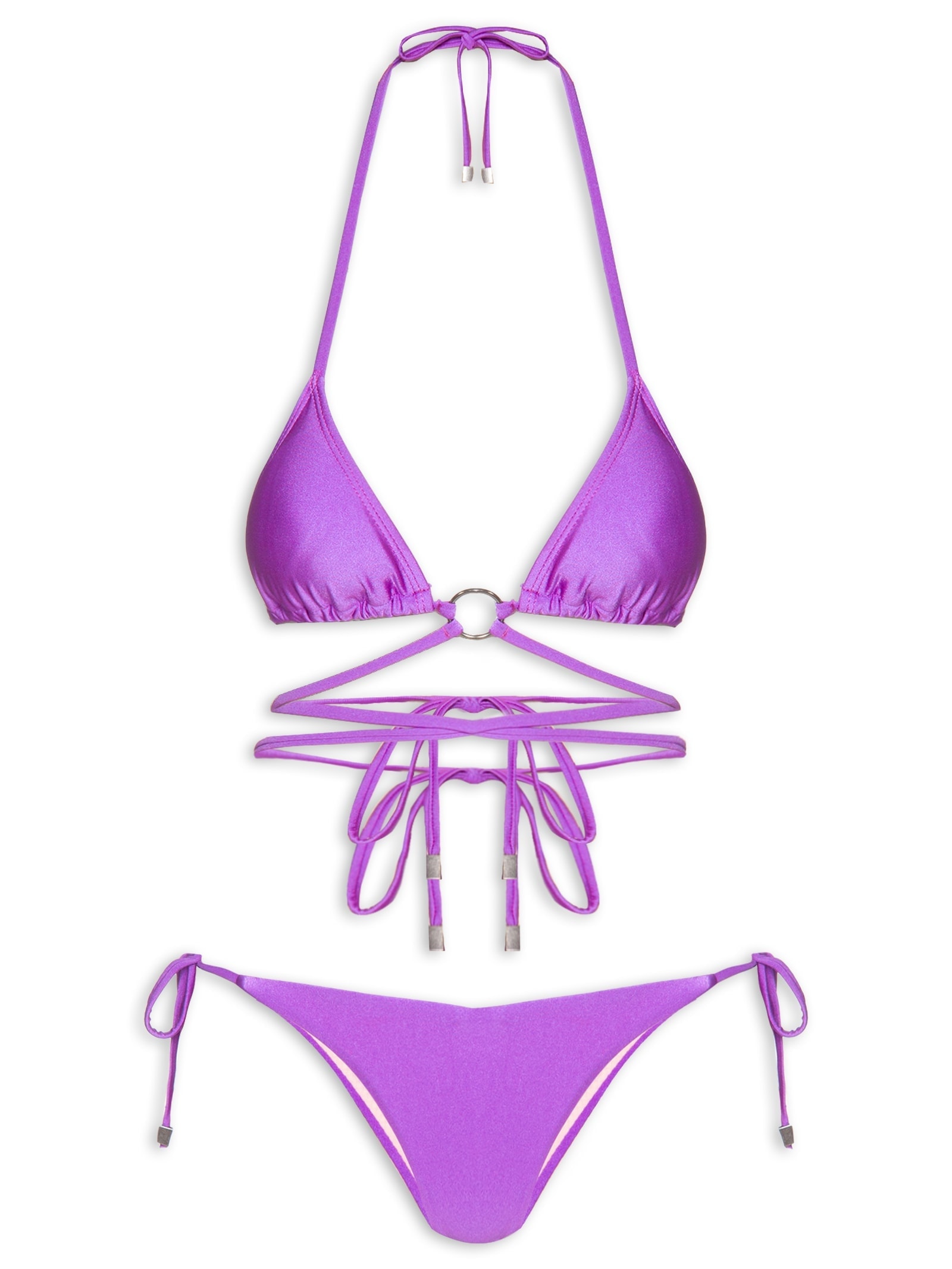 Biquíni Cortininha Roxo Mktbeach