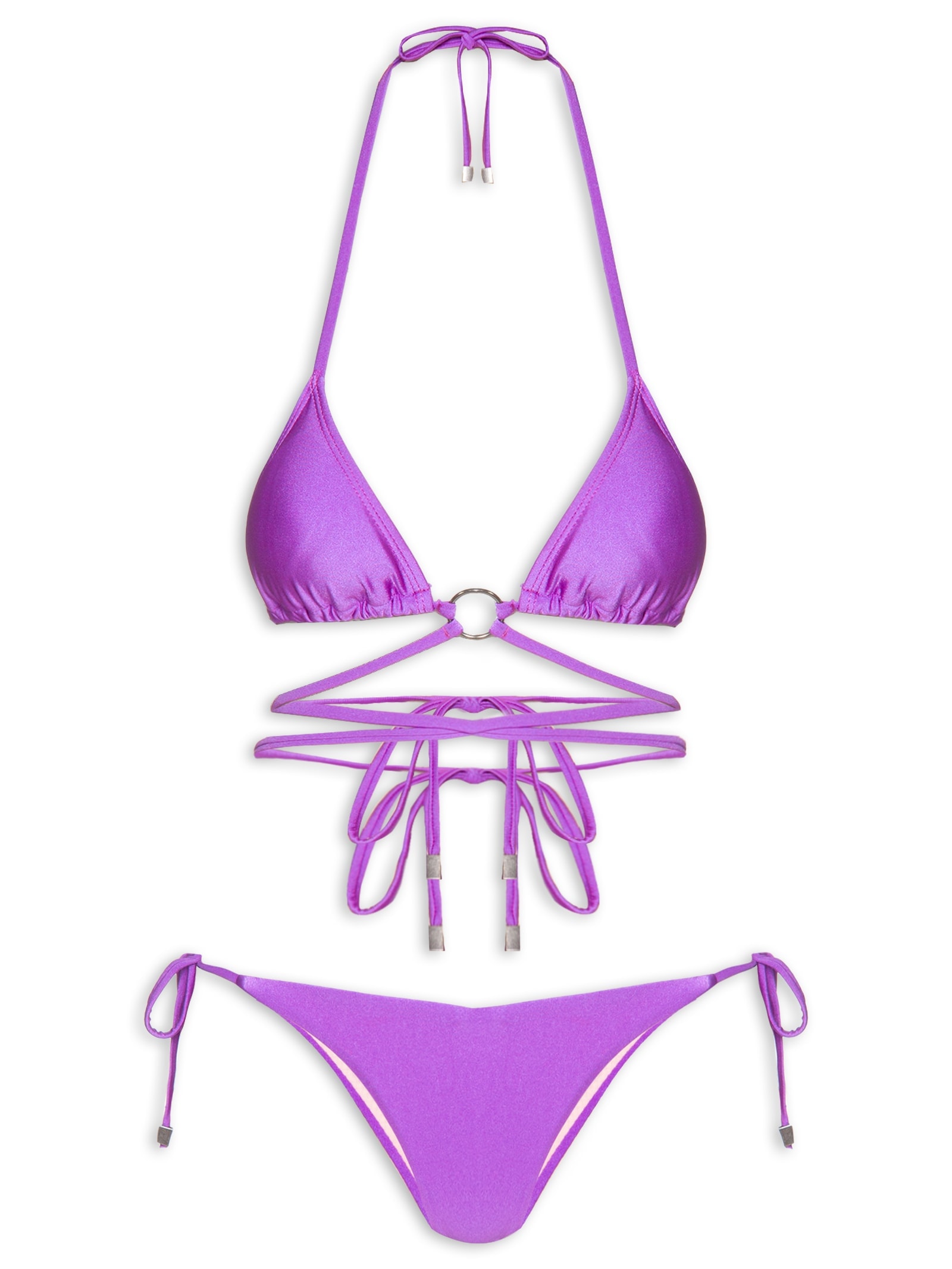 Biquíni Cortininha Roxo Mktbeach