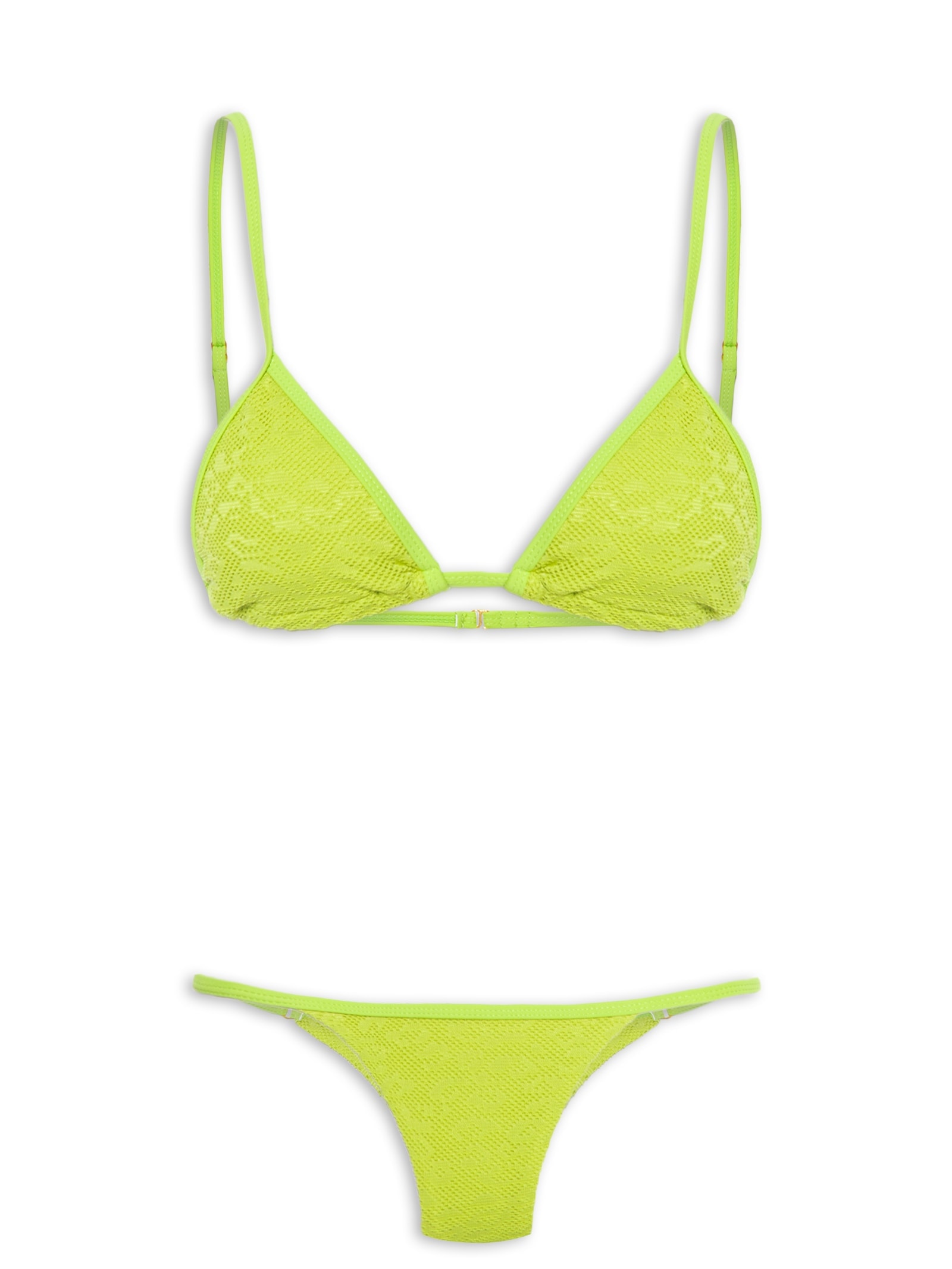 Biquini Cortininha Texturizado Verde Mktbeach