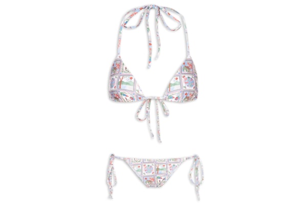 Biquíni Cortininha Tropical -  Off White