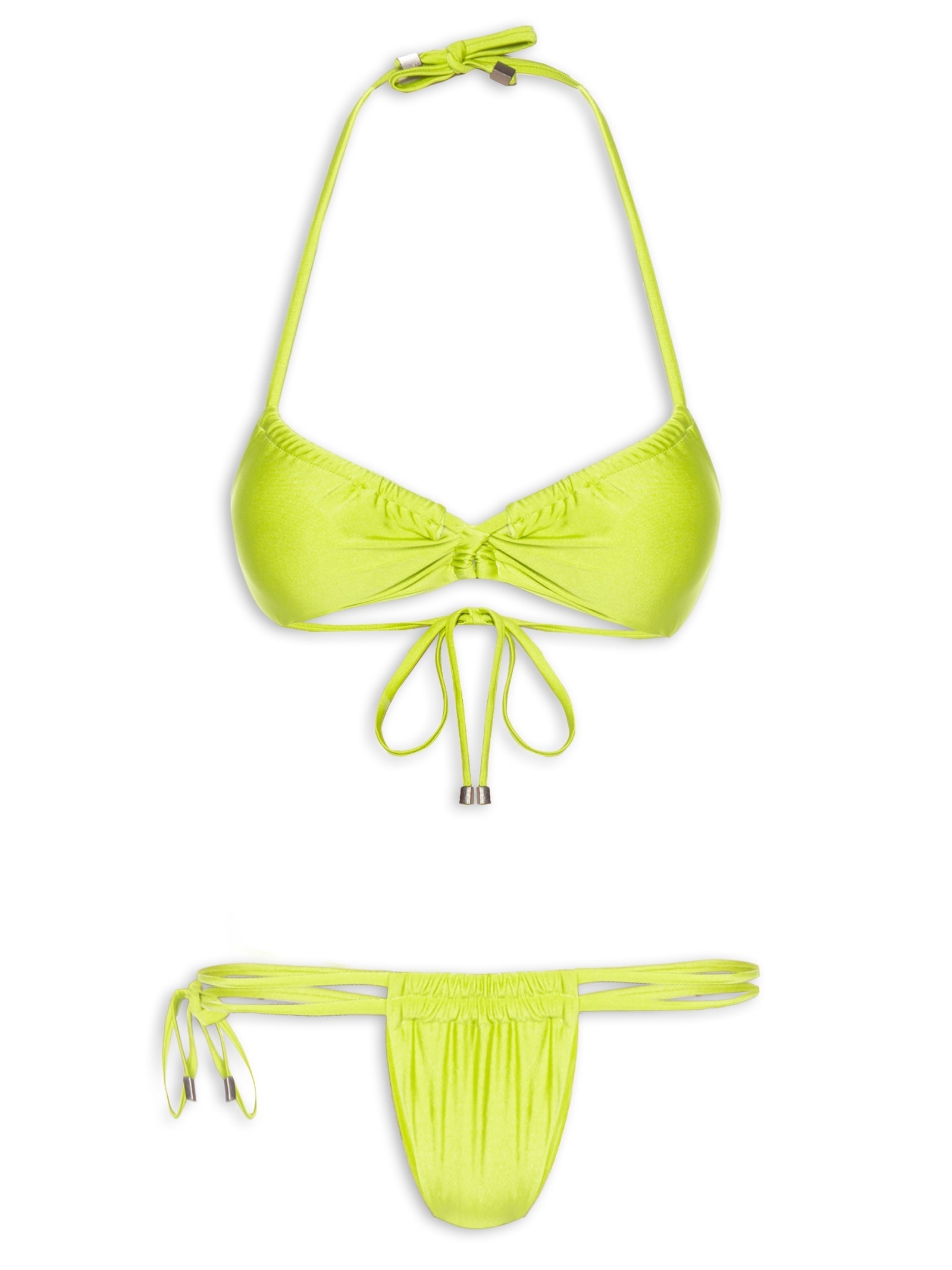 Biquini Cortininha Verde Mktbeach