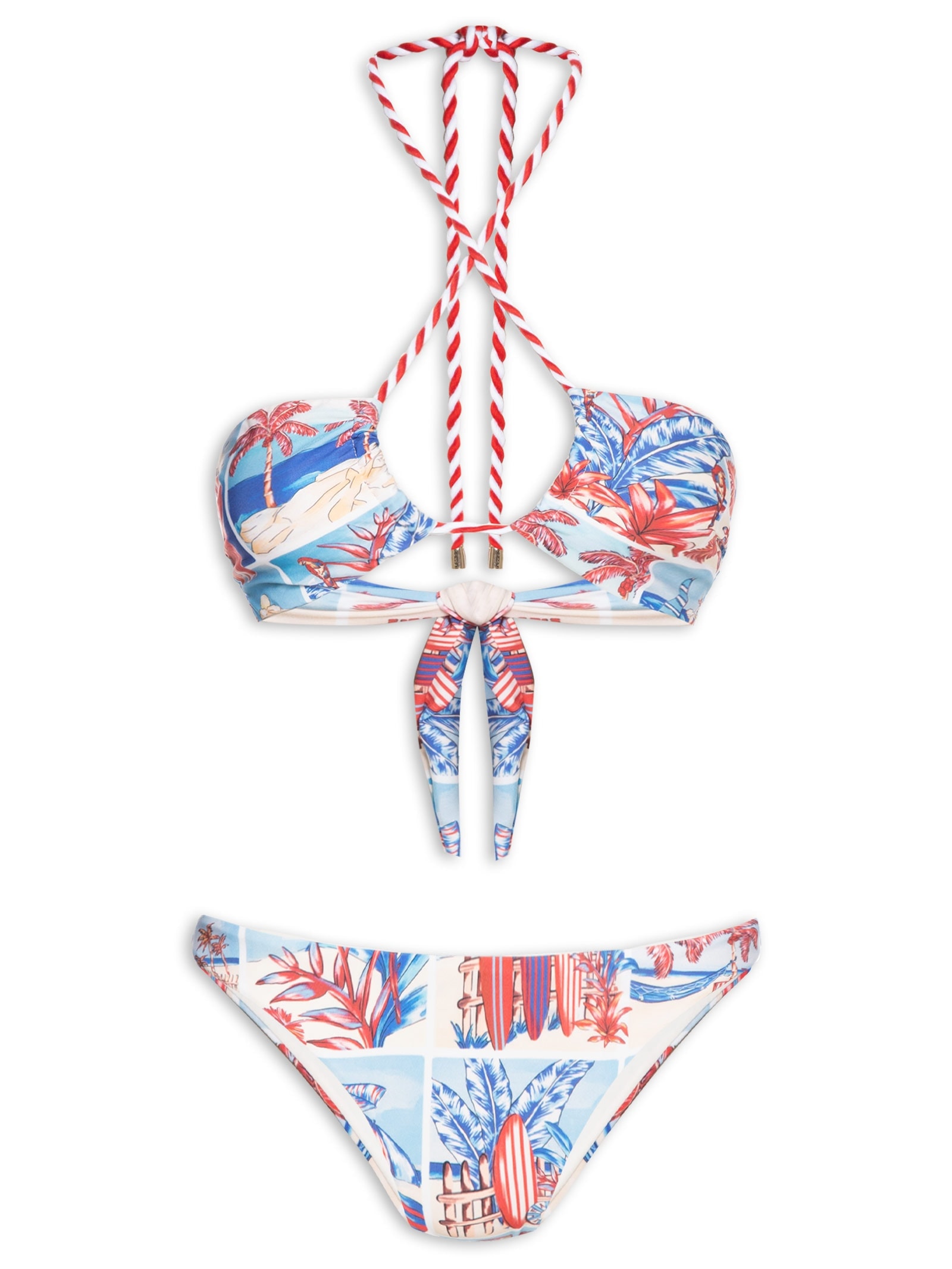 Biquíni Diário De Verão Branco Farm Praia