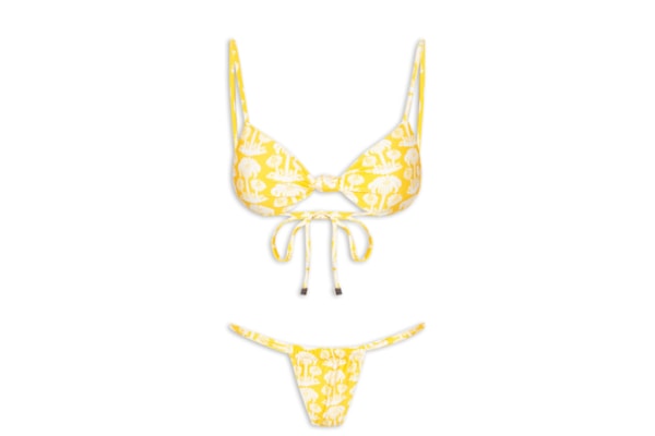 Biquíni Estampado - Amarelo