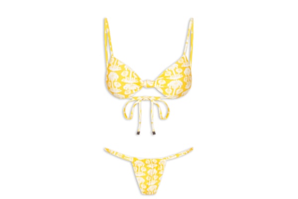 Biquíni Estampado - Amarelo