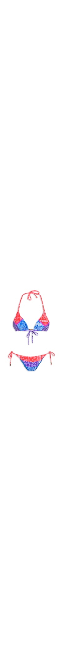 Biquíni Estampado - Azul