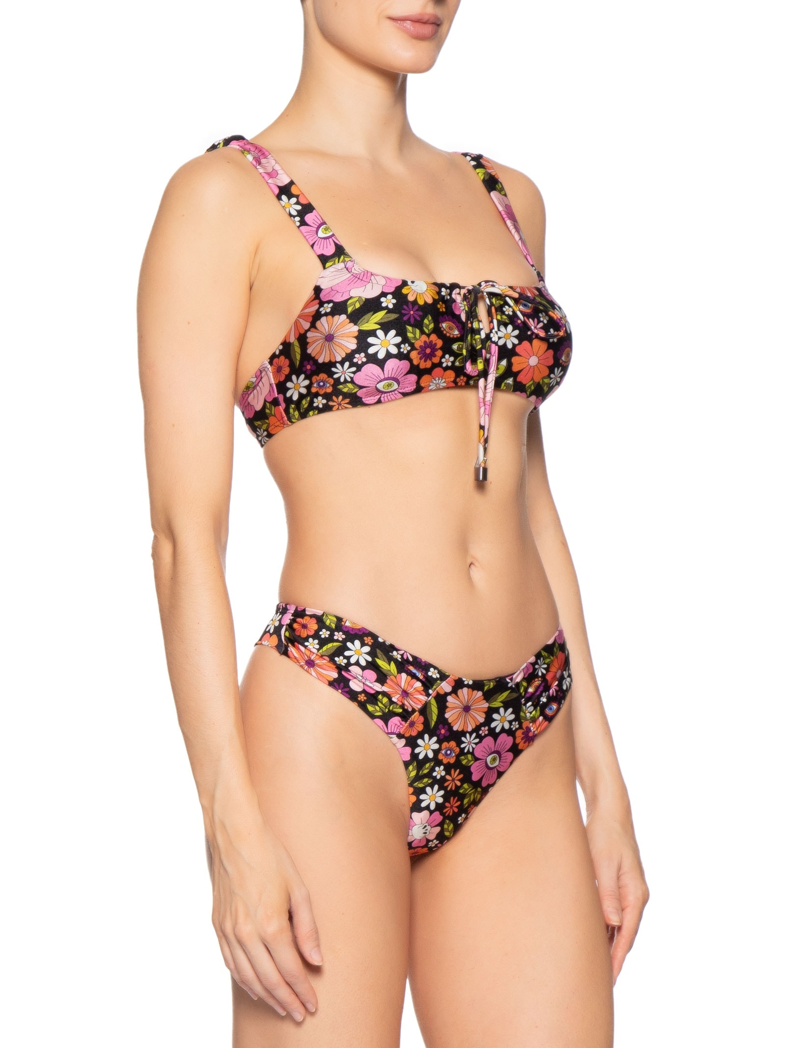 Biquíni Estampado Preto Mktbeach