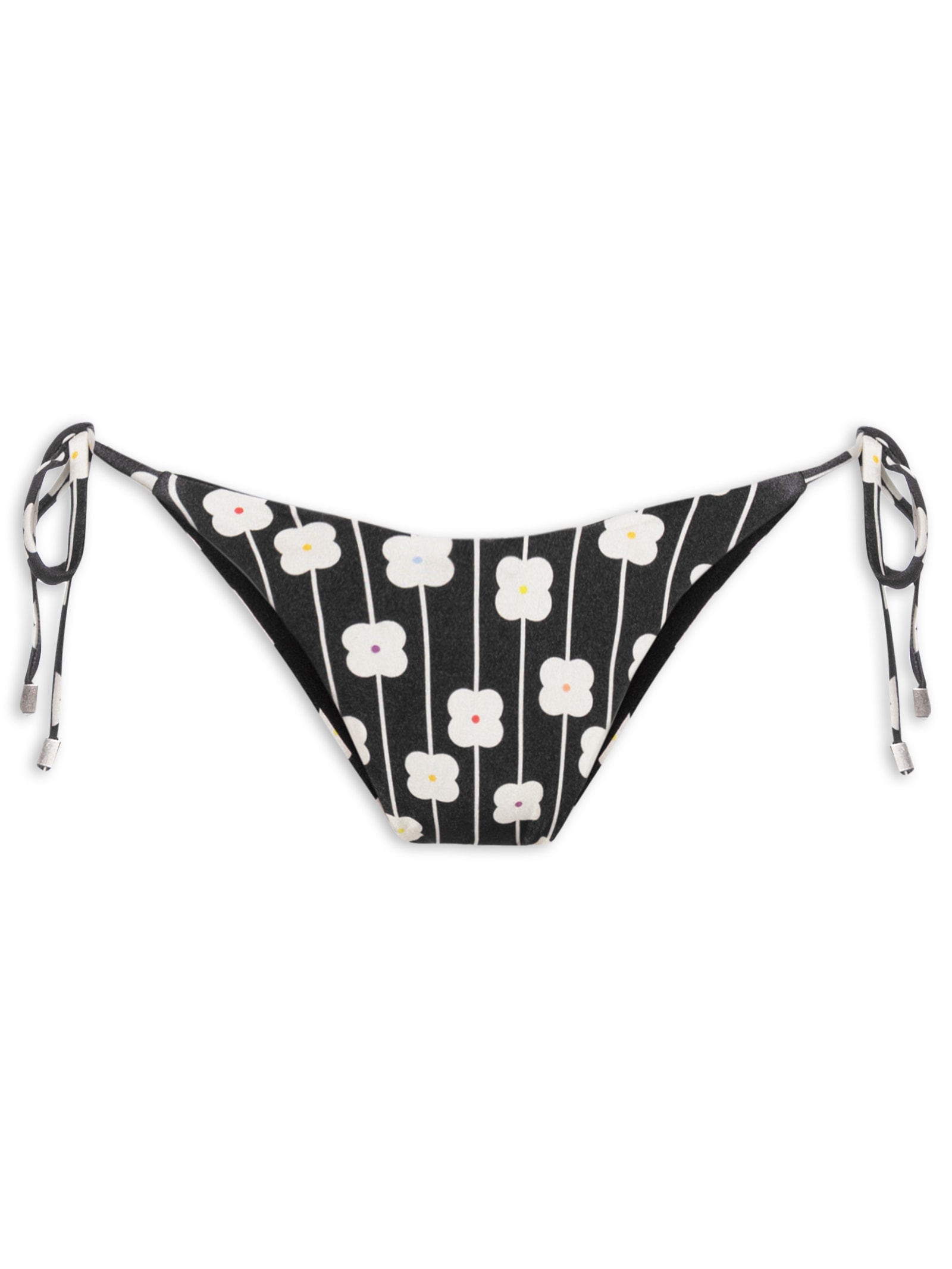 Biquíni Feminino Cortininha Estampado Preto Mktbeach