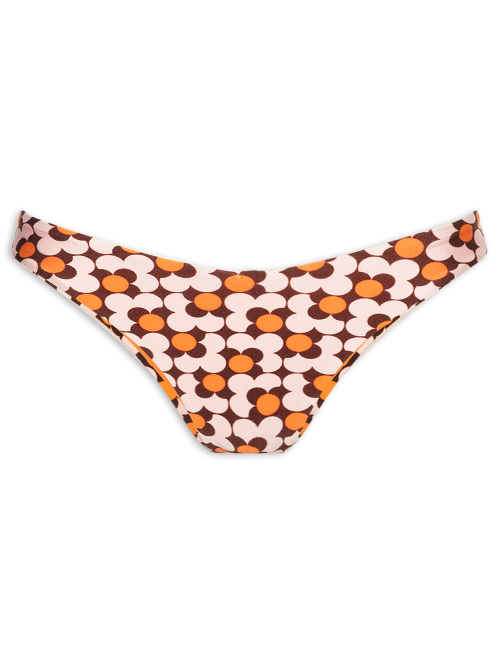 Biquíni Feminino Estampado Com Abertura Laranja Mktbeach