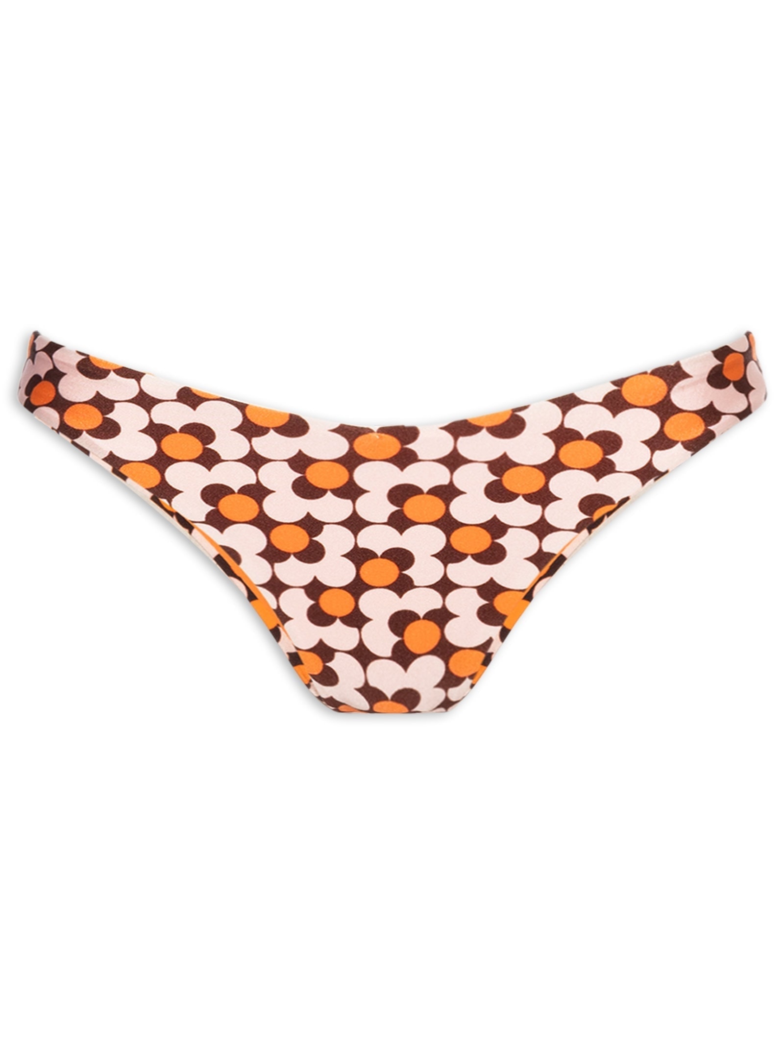 Biquíni Feminino Estampado Com Abertura Laranja Mktbeach