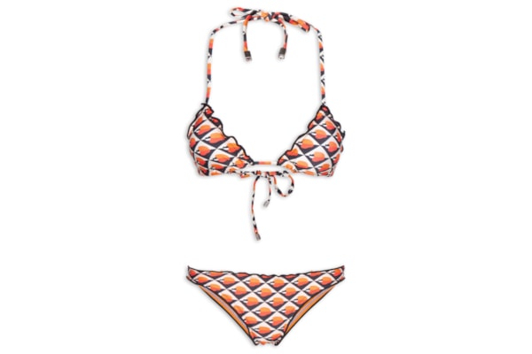 Biquíni Feminino Estampado - Laranja