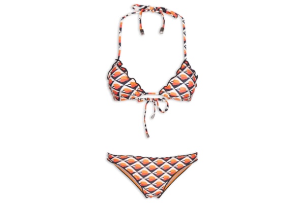 Biquíni Feminino Estampado - Laranja