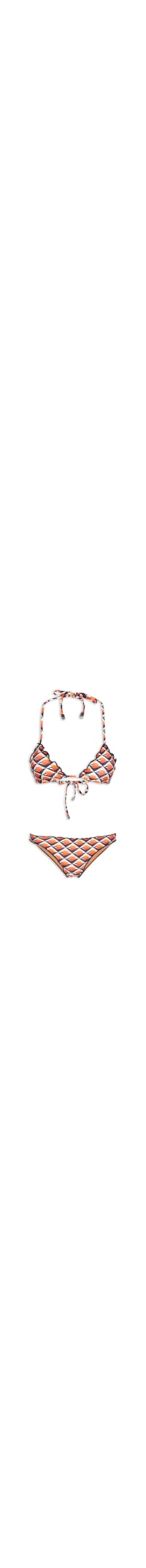 Biquíni Feminino Estampado - Laranja
