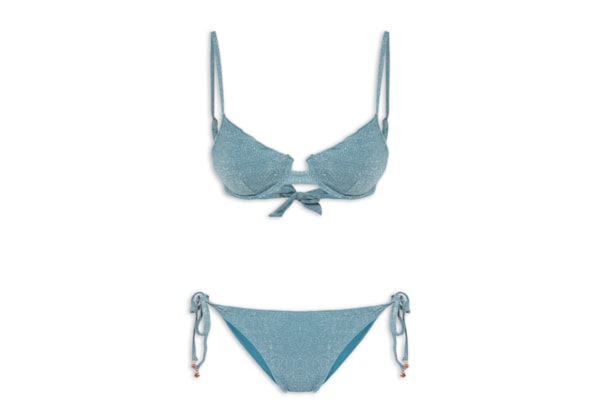 Biquíni Feminino Meia Taça - Azul