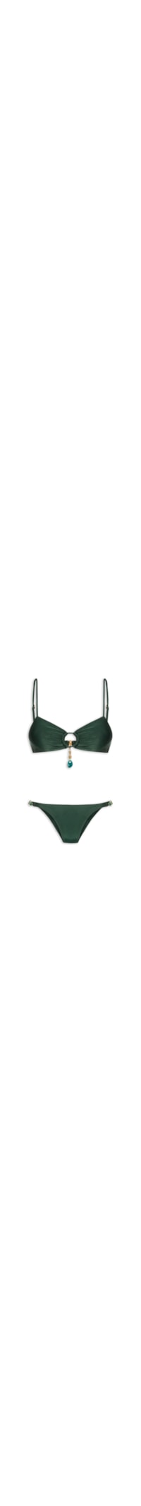 Biquíni Feminino Pingente - Verde
