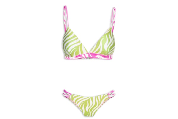 Biquíni Feminino Triângulo Bicolor - Verde