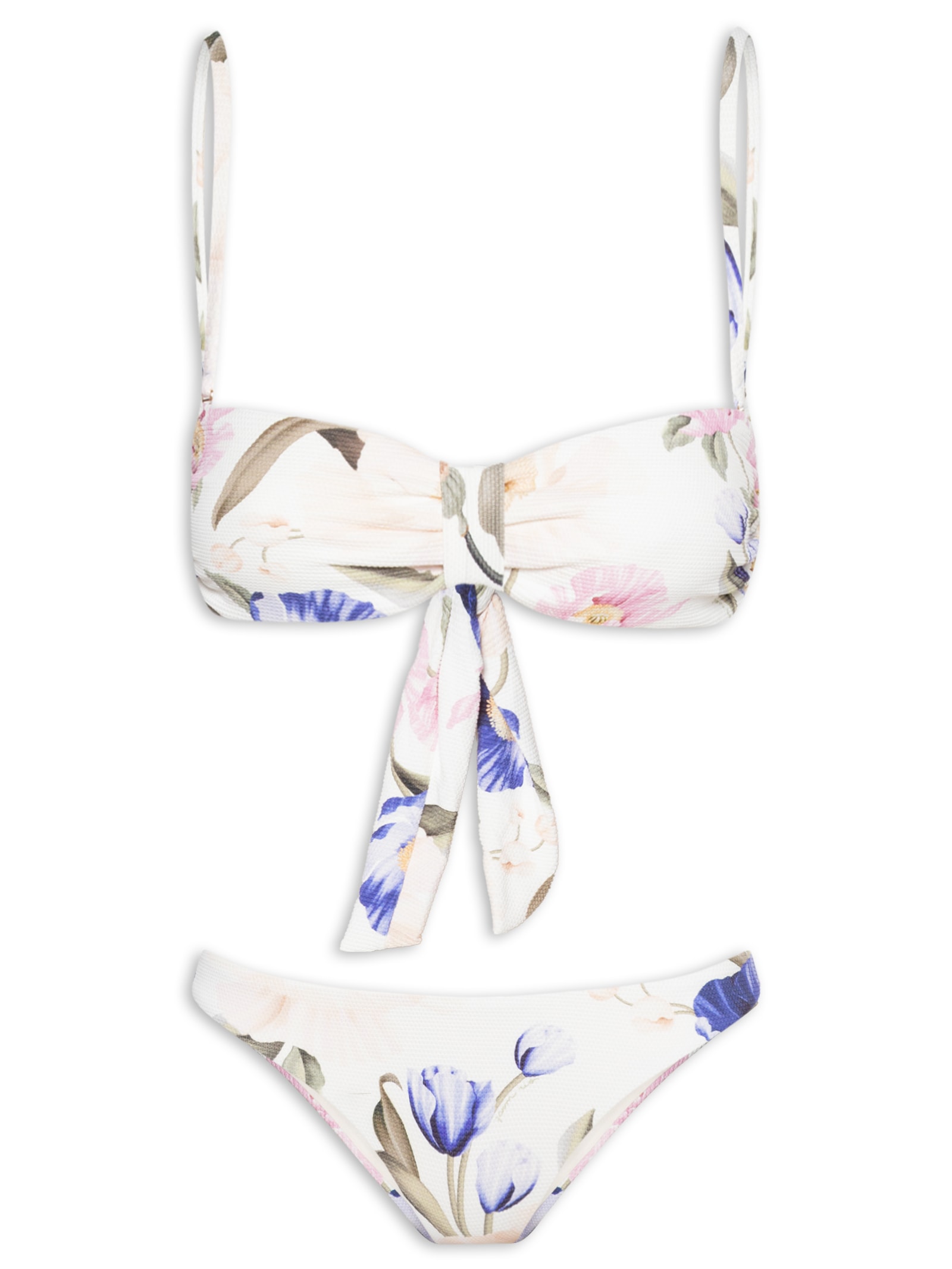 Biquíni Floral Lola Branco Farm Praia