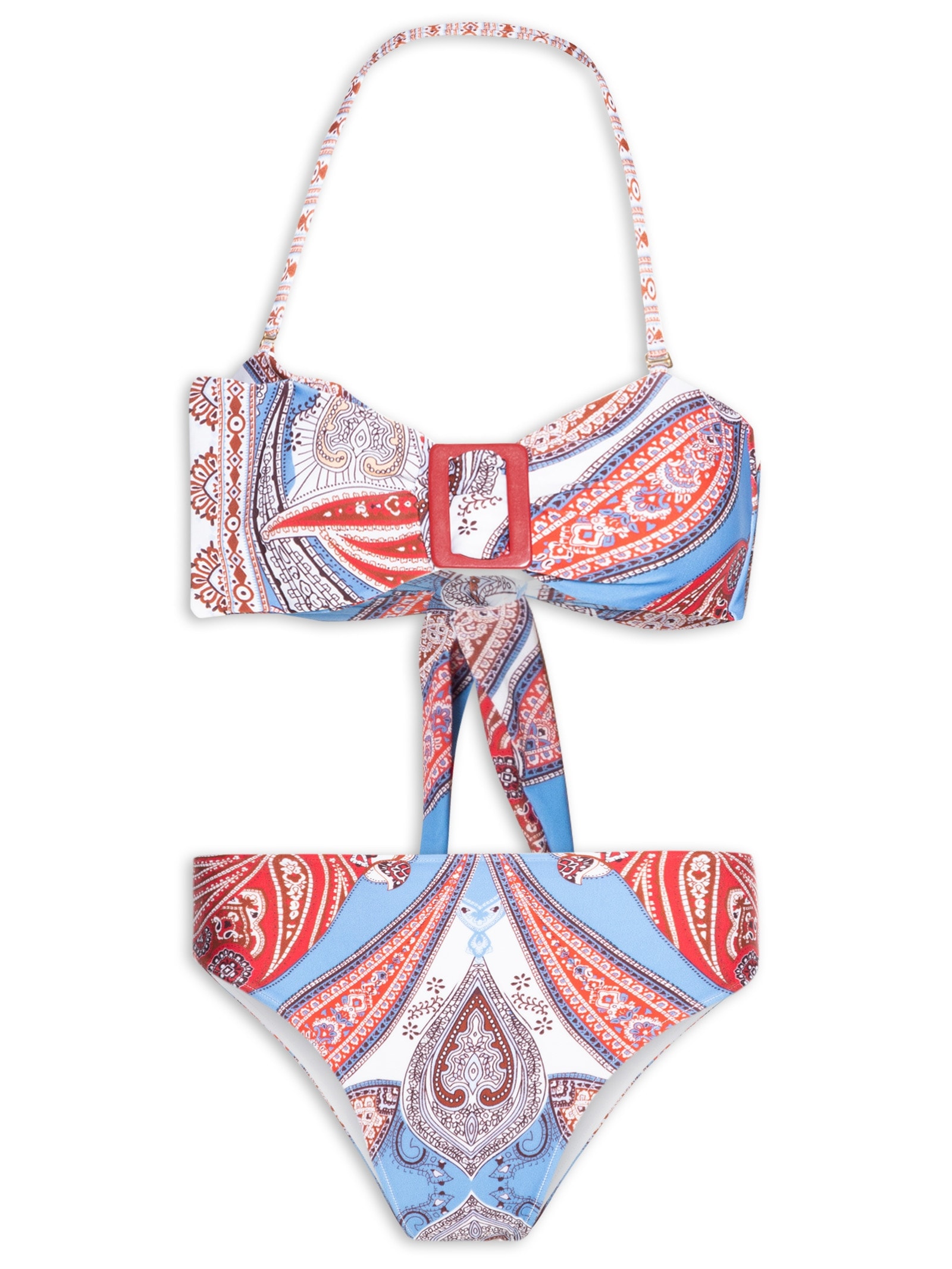 Biquíni Hot Pants Jandaia Dance Vermelho Farm Praia