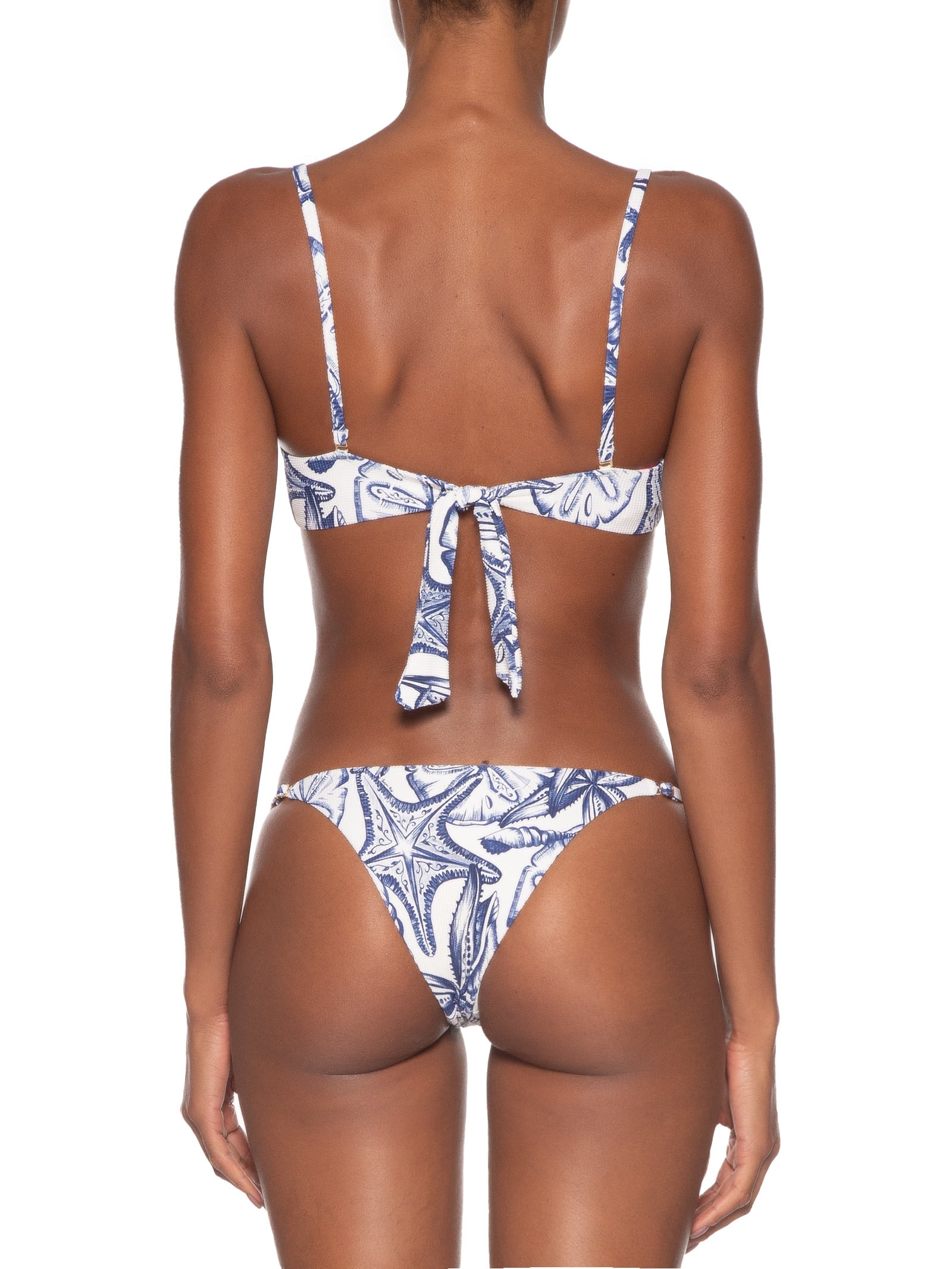 Biquíni Ilhós Desejo De Mar Branco Farm Praia