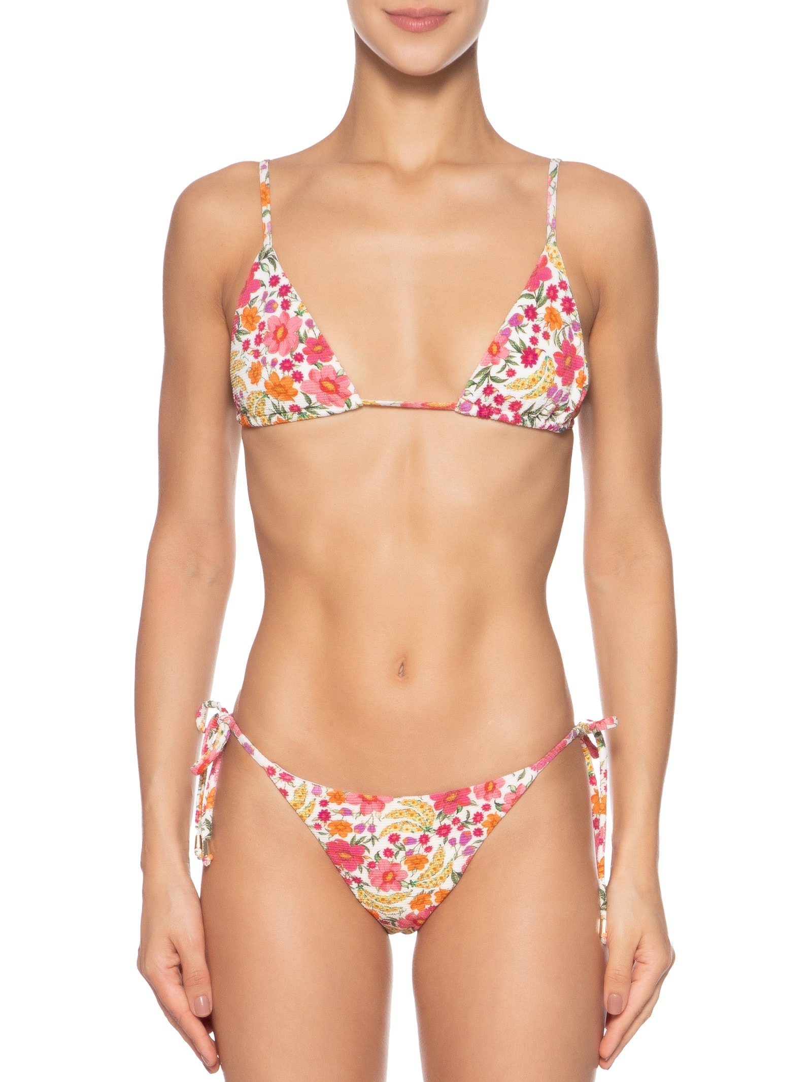 Biquíni Lacinho Banana Flor Branco Farm Praia