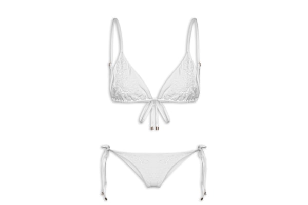 Biquíni Lacinho Bordado Richilieu - Branco
