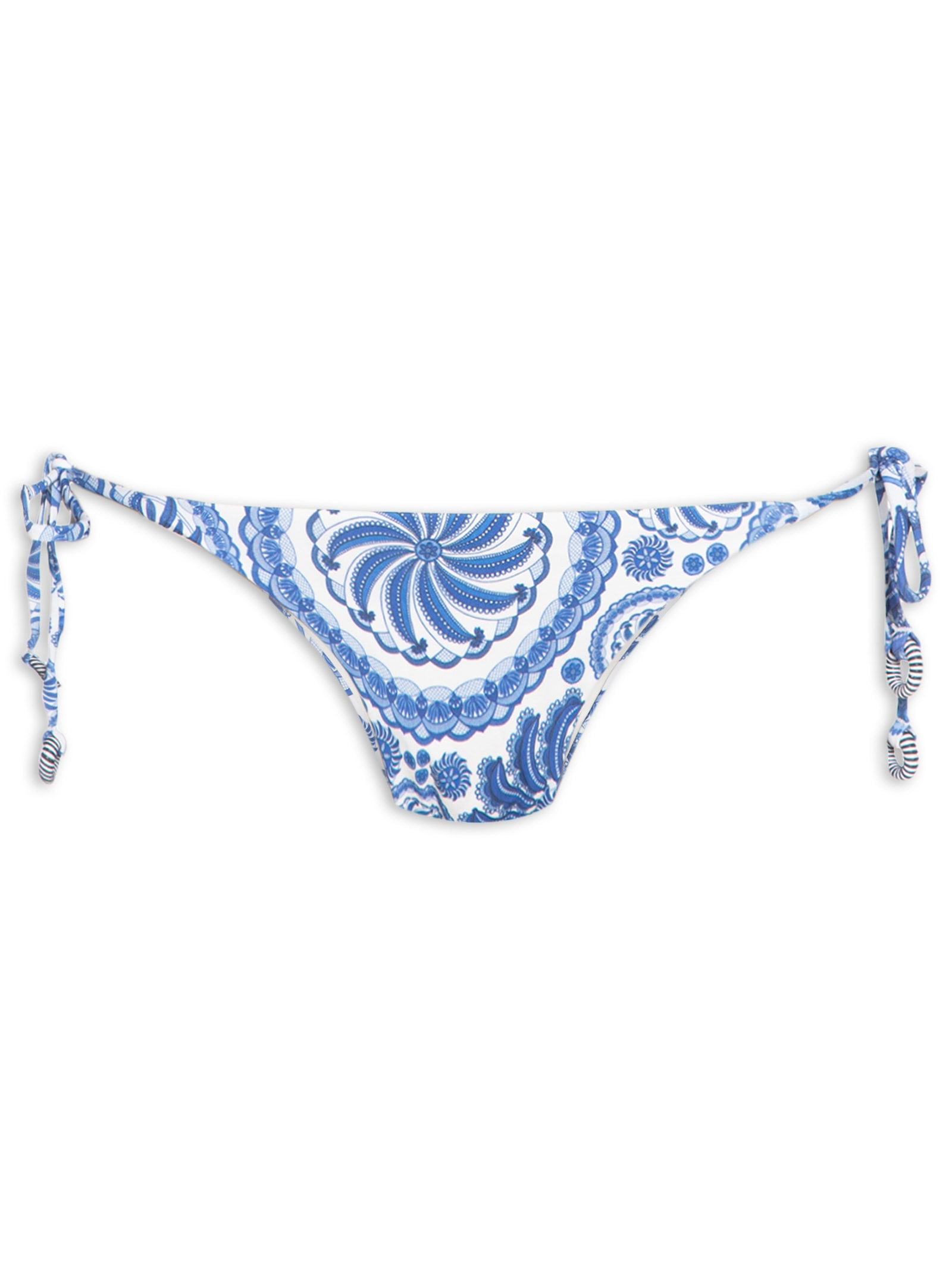 Biquini Lacinho Delicadeza De Banana Azul Farm Praia