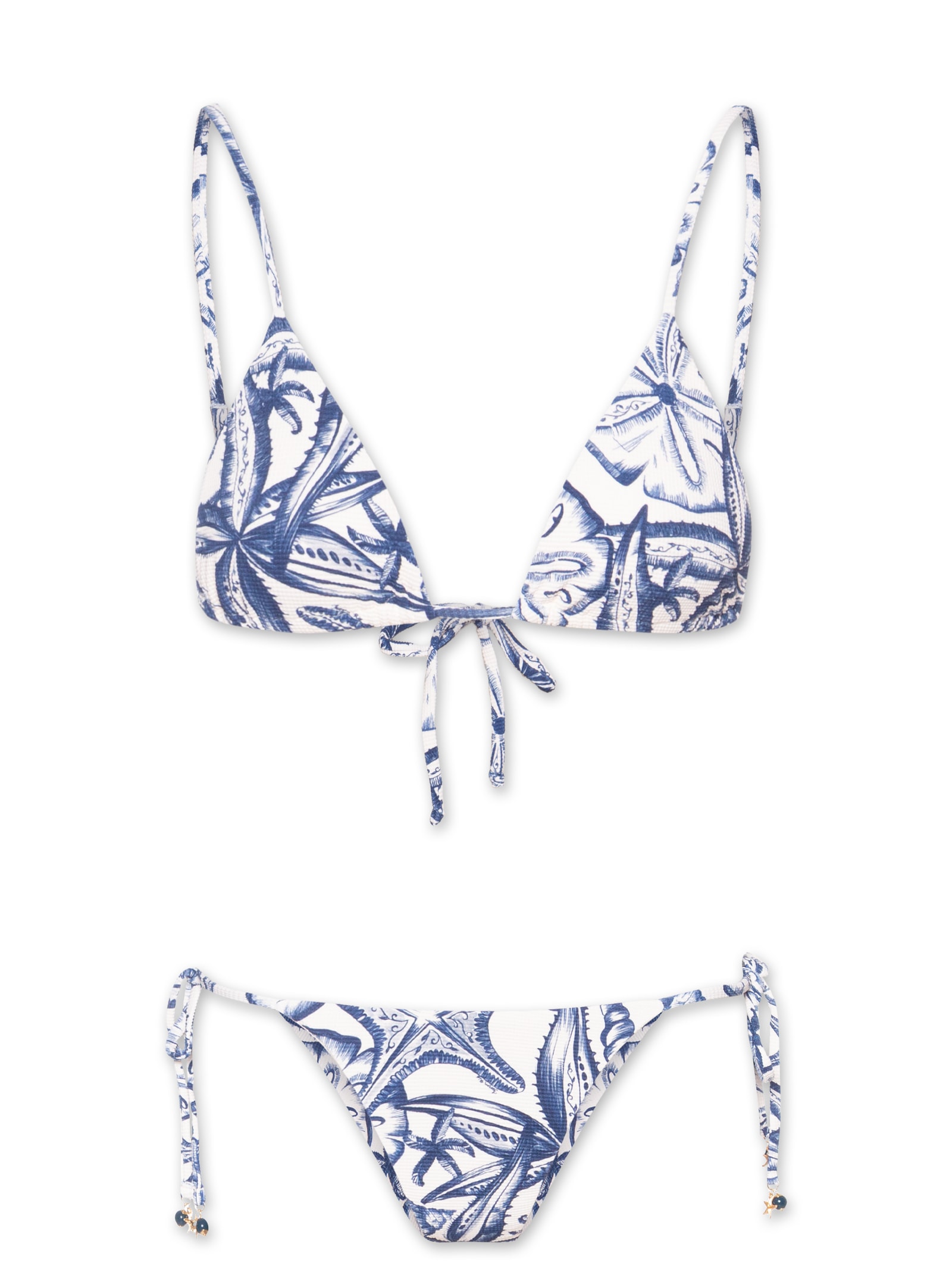 Biquíni Lacinho Desejo De Mar Branco Farm Praia