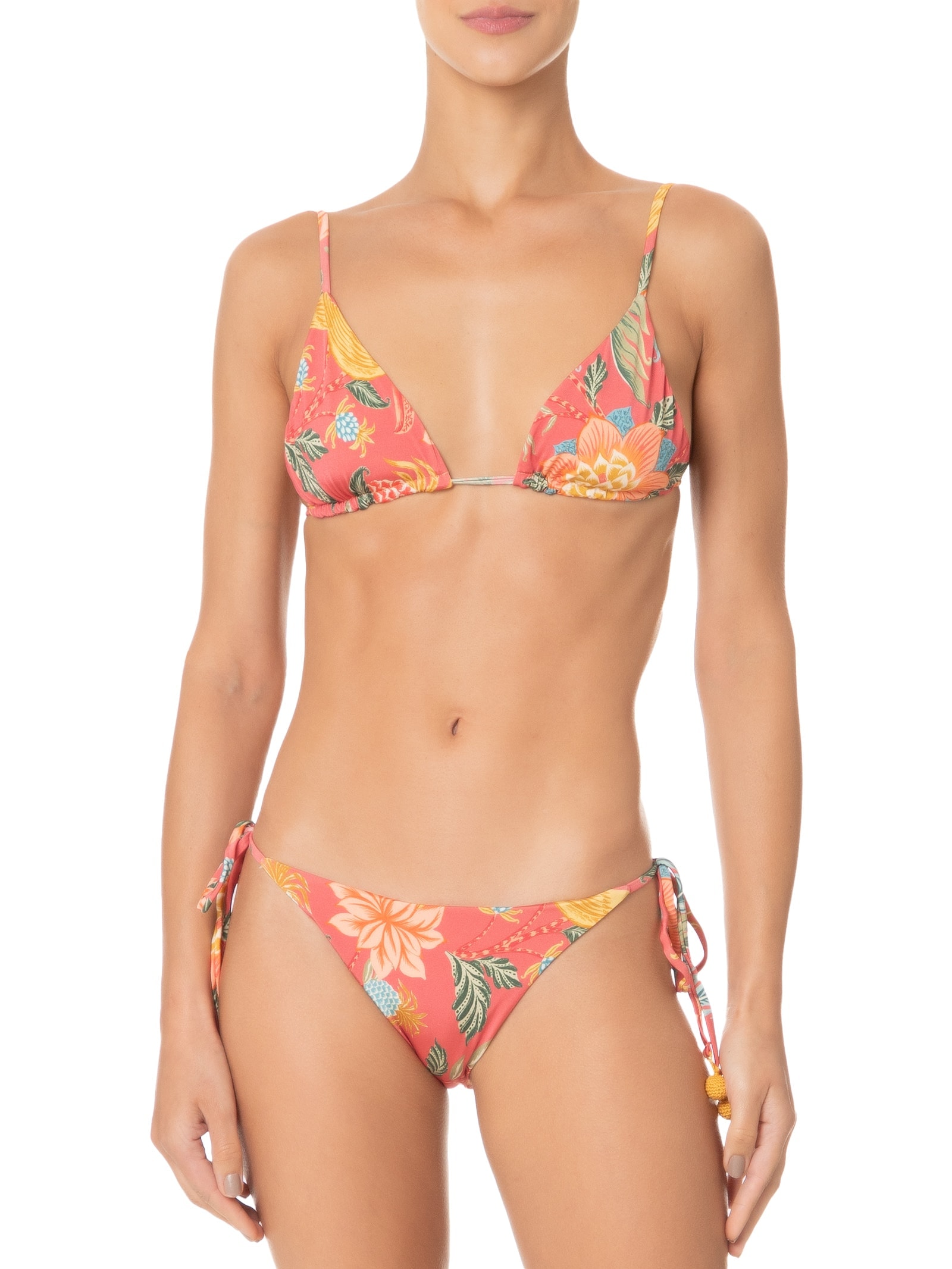 Biquíni Lacinho Double Amalfi Amarelo Farm Praia