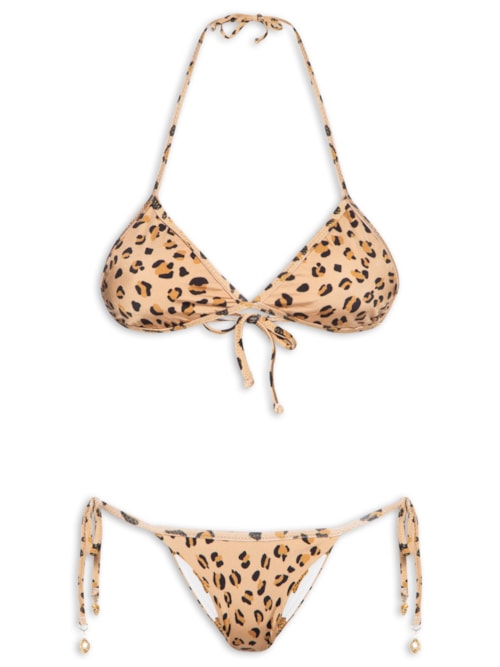 Biquíni Lacinho Double Concha Pintada – Animal Print