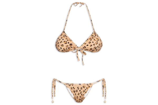 Biquíni Lacinho Double Concha Pintada - Animal Print