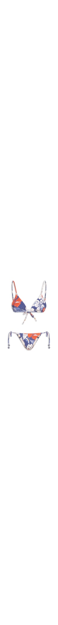 Biquíni Lacinho Double Floral Vera - Azul