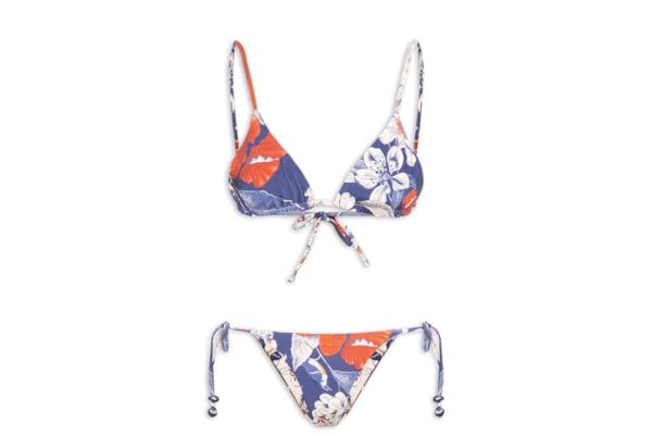 Biquíni Lacinho Double Floral Vera - Azul