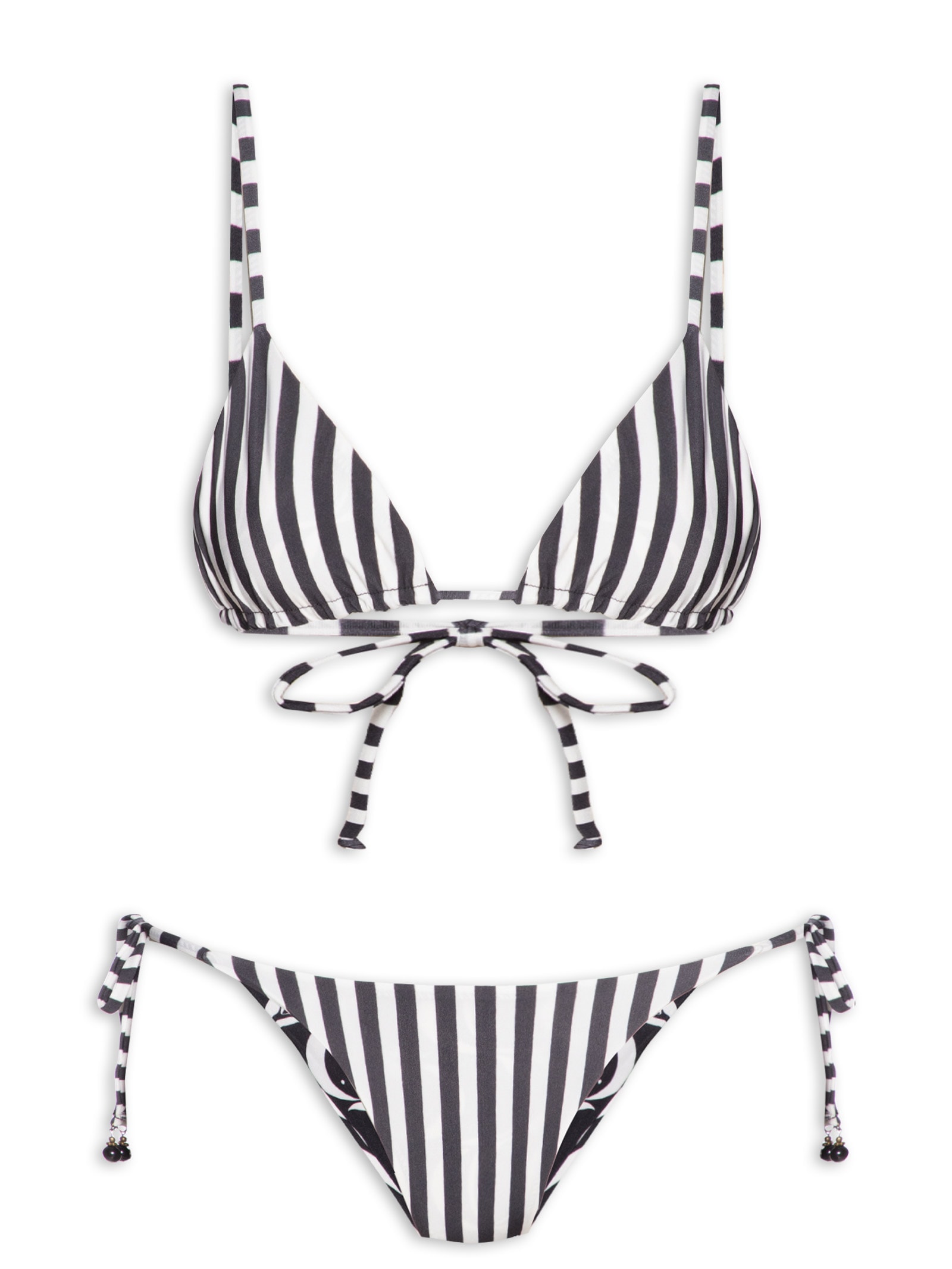 Biquíni Lacinho Double Peixe Copa Preto Farm Praia