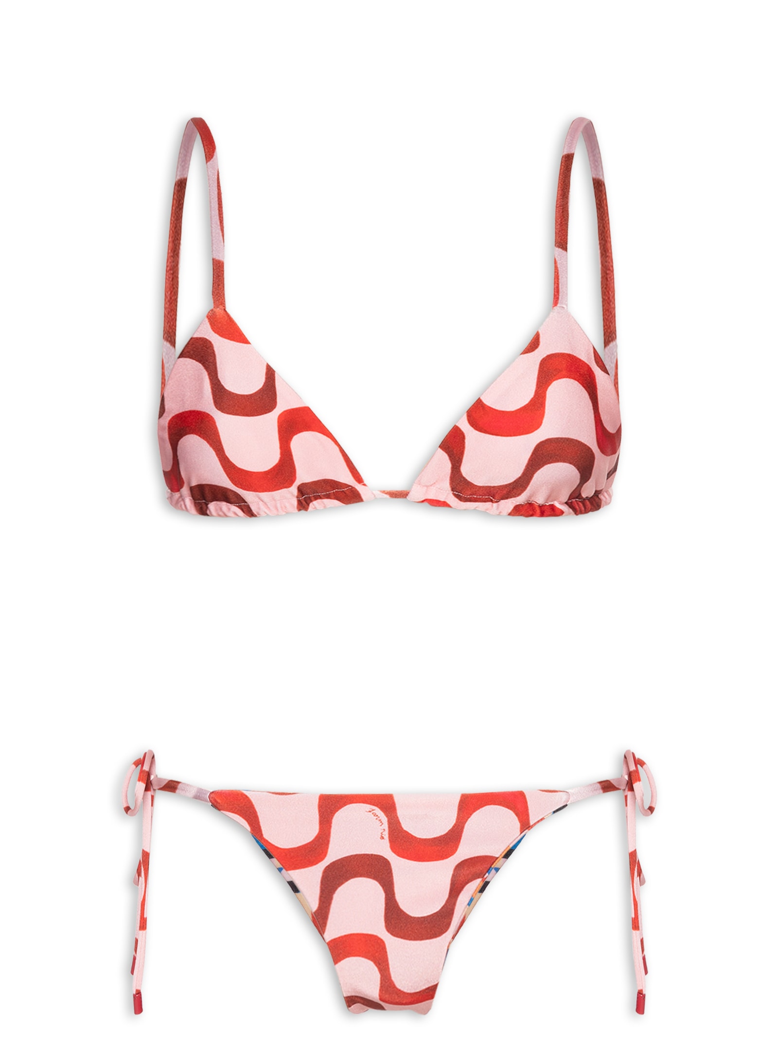 Biquíni Lacinho Double Rio Gráfico Rosa Farm Praia