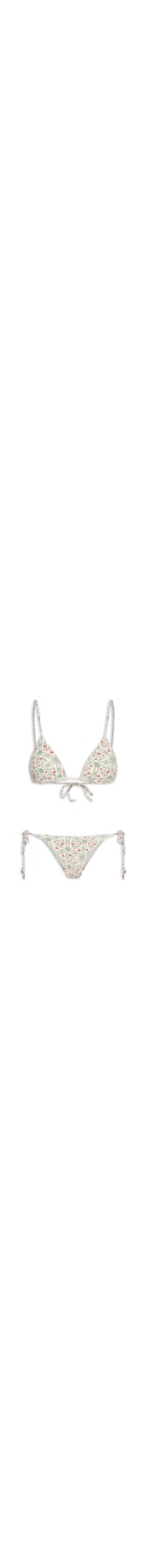 Biquíni Lacinho Encanto Floral - Off White