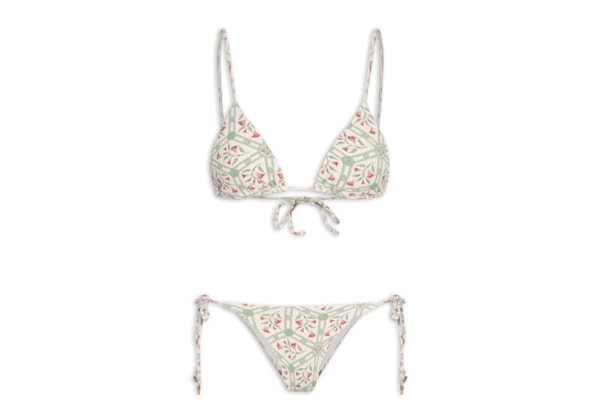 Biquíni Lacinho Encanto Floral - Off White
