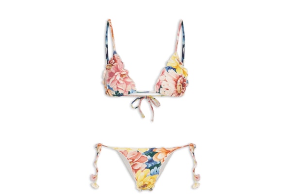 Biquíni Lacinho Floral Doce - Rosa