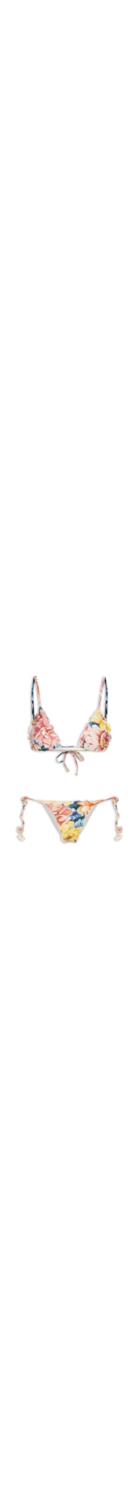 Biquíni Lacinho Floral Doce - Rosa