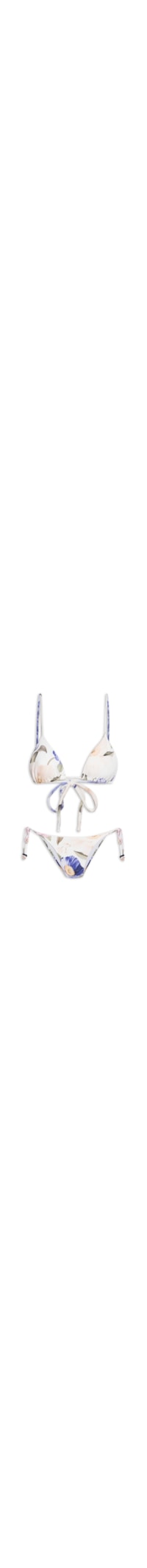 Biquíni Lacinho Floral Lola - Branco