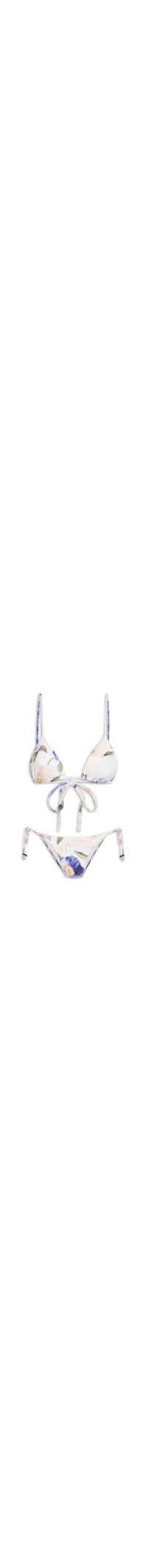 Biquíni Lacinho Floral Lola - Branco