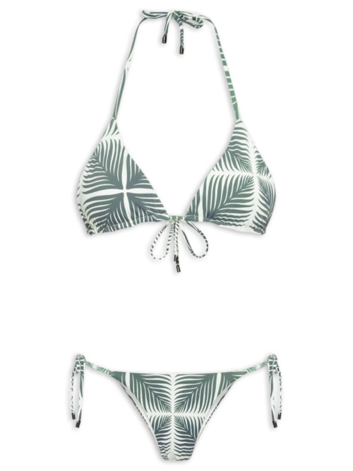 Biquíni Lacinho Palm Square - Branco
