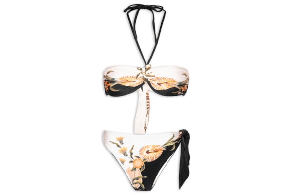 Biquíni Localizado Fivela Concha Surreal - Preto