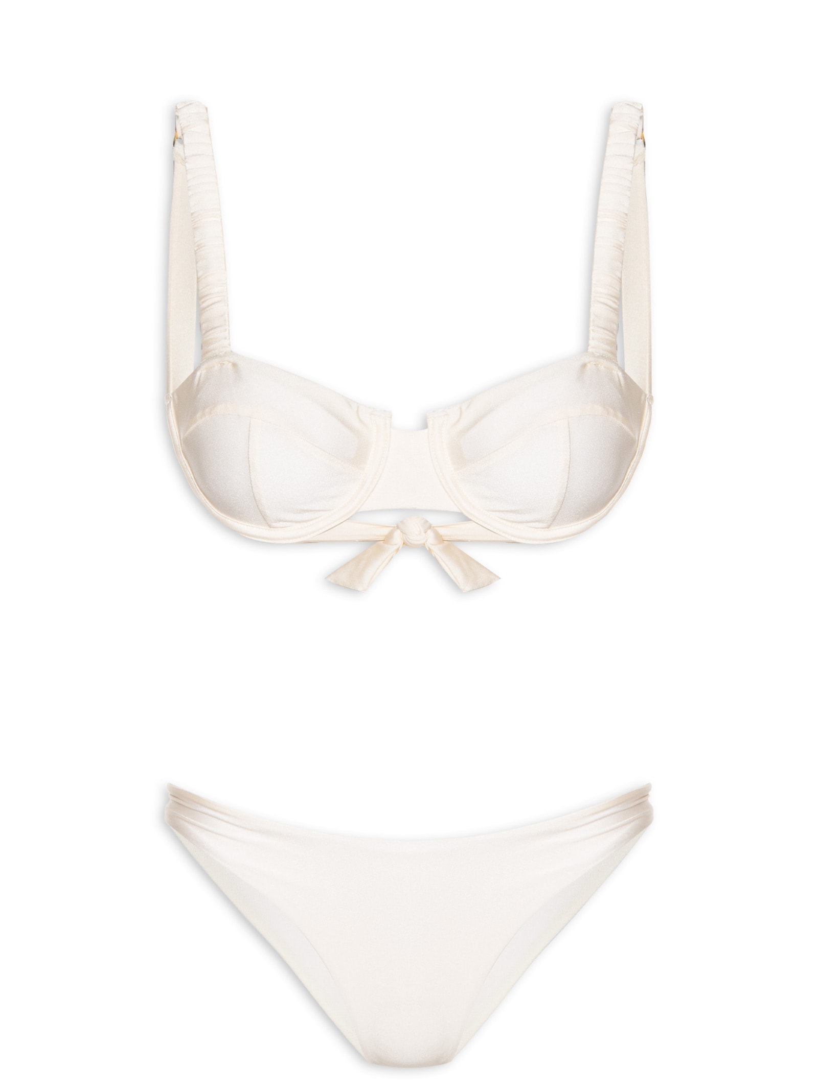 Biquíni Meia Taça Branco Mktbeach
