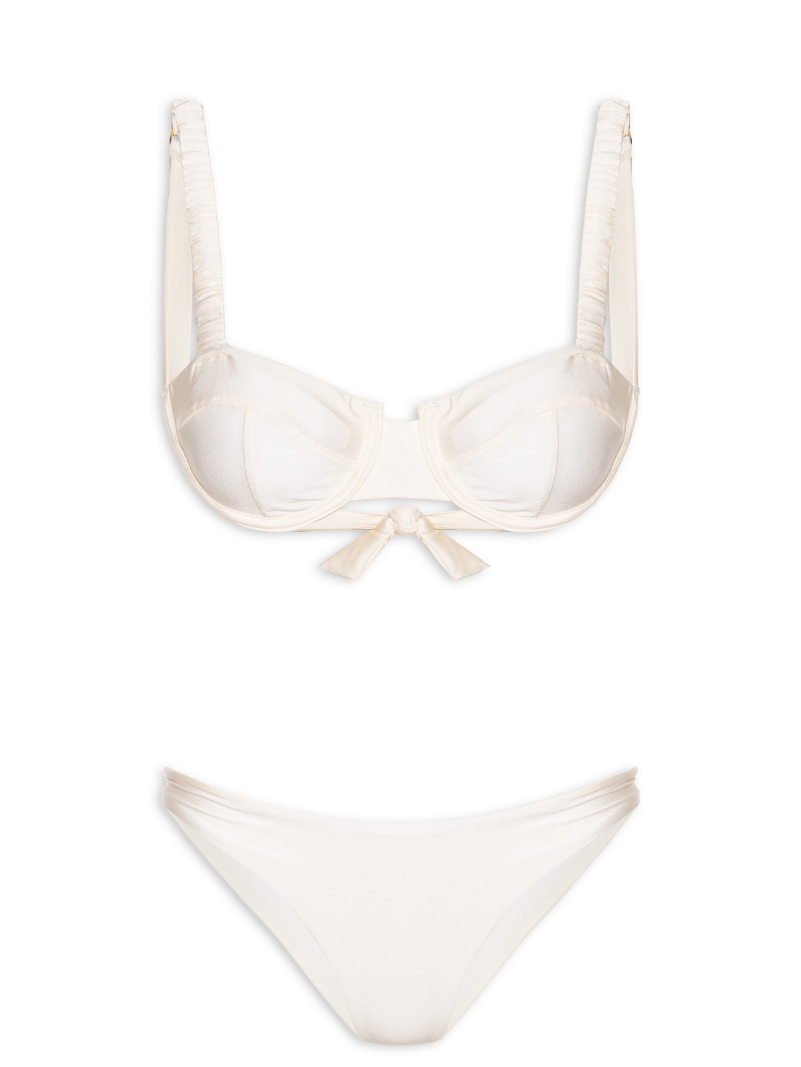 Biquíni Meia Taça Branco Mktbeach