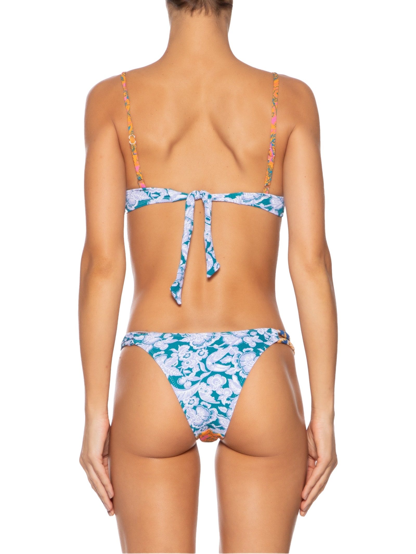 Biquini Meia Taça Estampado Azul Mktbeach
