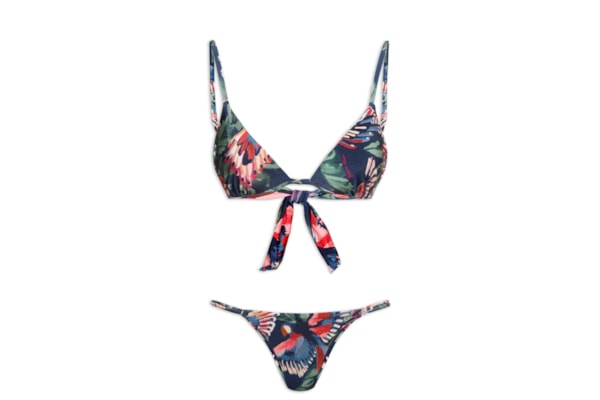 Biquíni Meia Taça Voo Dos Pássaros - Azul